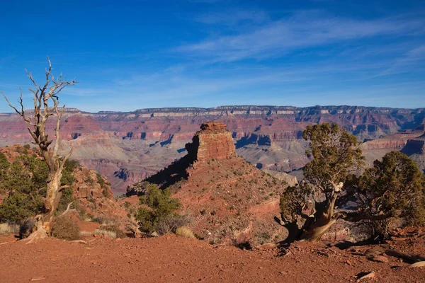 Ein Blick Die Landschaft Des Grand Canyon Nationalparks Arizona Mit — Stockfoto