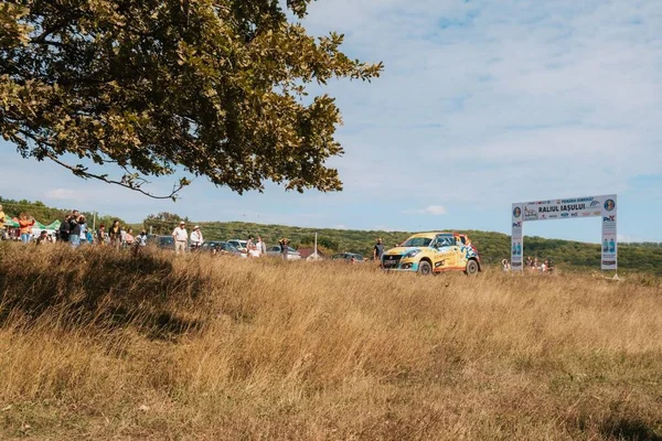 Shot People Cars Iasi Rally 2022 Beautiful Autumn — Stock Photo, Image
