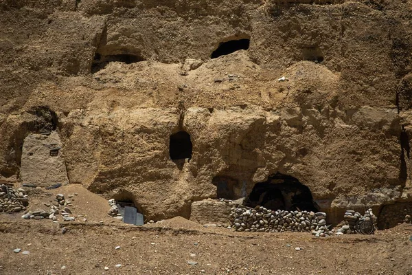 stock image A beautiful landscape of Xiayika city ruins in Zada County on a sunny day