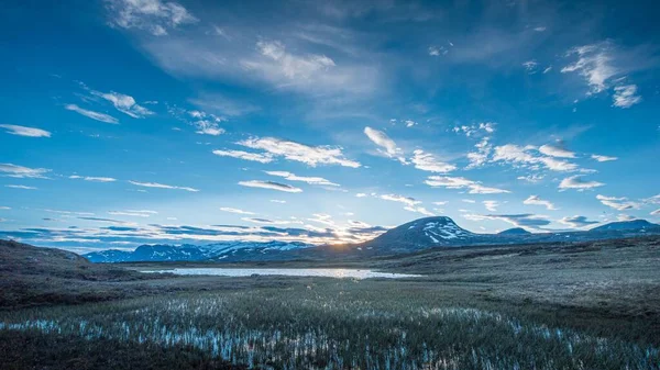 Die Schöne Tageslandschaft Jotunheimvegen Norwegen — Stockfoto