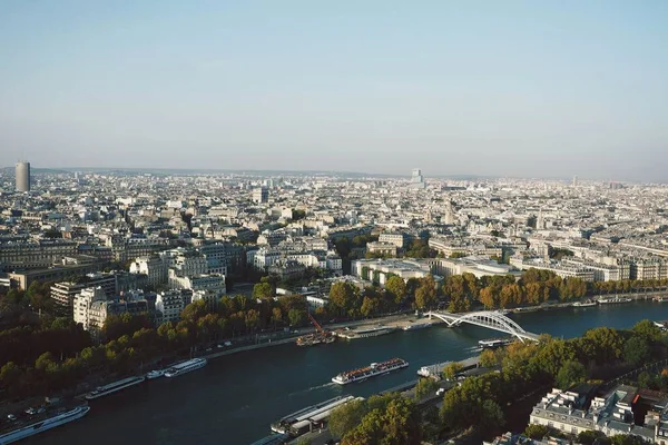 Паризький Пейзаж Сонячний День — стокове фото