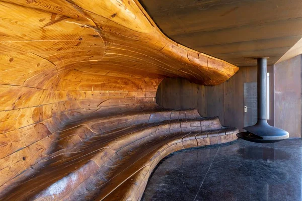 Divoký Dřevěný Pavilon Sobů Norsku — Stock fotografie