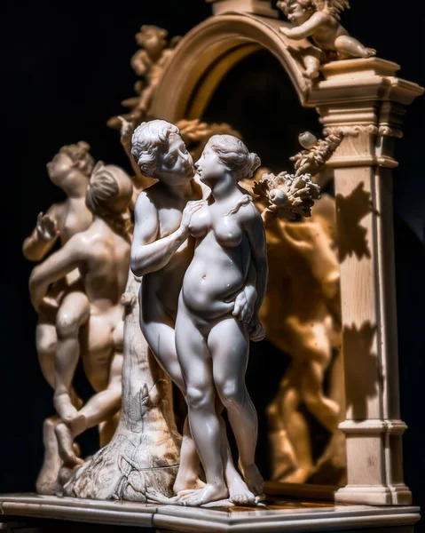 Uma Estátua Humana Florença — Fotografia de Stock