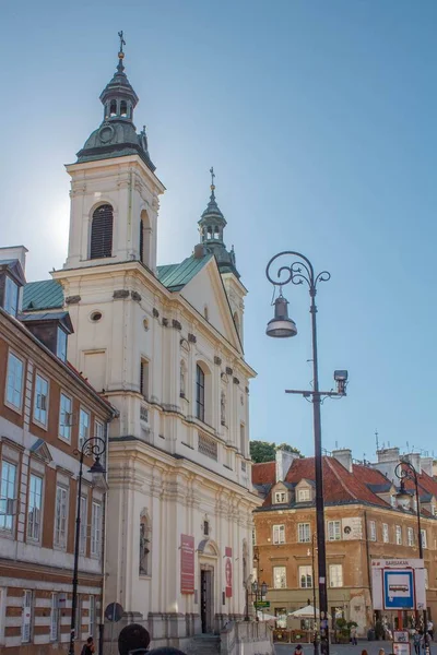 Una Imagen Vertical Jasna Gora Madre Vida Santuario Varsovia Polonia — Foto de Stock