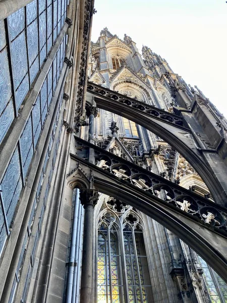 Cologne Cathedral North Rhine Westphalia Germany Low Angle Shot — Stock Photo, Image