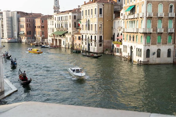 Uma Vista Diurna Canal Veneza — Fotografia de Stock