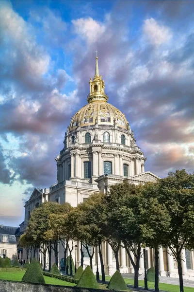 Parigi Cupola Degli Invalides Bellissimo Monumento Nel Arrondissement — Foto Stock