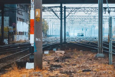 Bükreş tren istasyonunun Gara de Nord demiryolları