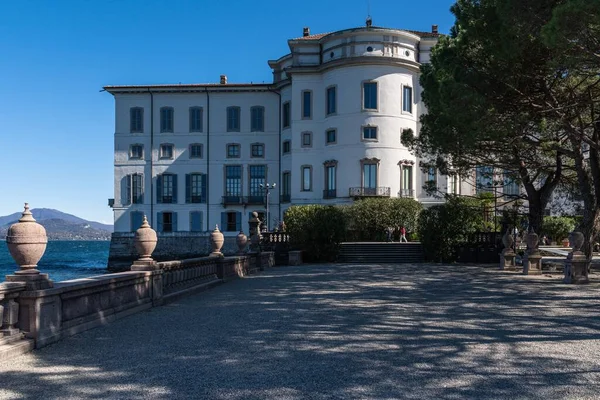 Una Hermosa Vista Del Palazzo Borromeo Isola Bella Stresa Piamonte — Foto de Stock