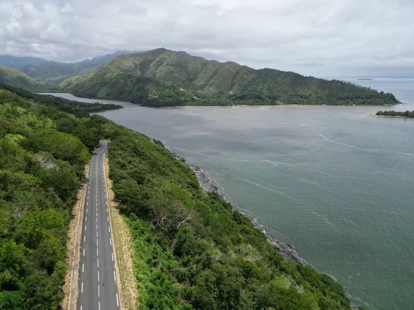 Piękne Ujęcie Autostrady Oceanu Hienghene Nowa Kaledonia — Zdjęcie stockowe