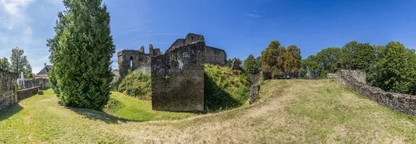 Панорамный Вид Руины Средневекового Замка Кленова Чехии — стоковое фото