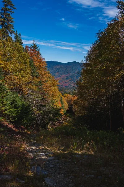 Живописный Осенний Пейзаж Новой Англии — стоковое фото