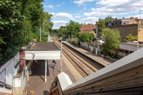 Platform Hampstead Heath Train Station London United Kingdom — Stock Photo, Image