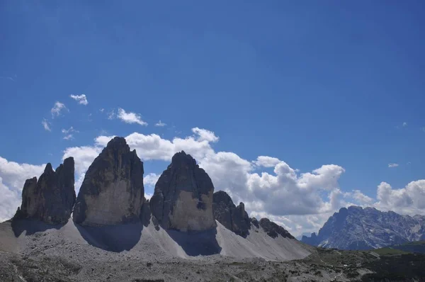 Les Trois Sommets Montagne Lavaredo Dans Les Alpes Italie Par — Photo
