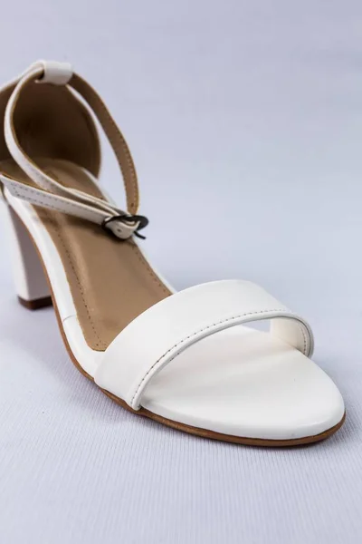 Paar Schoenen Witte Achtergrond — Stockfoto