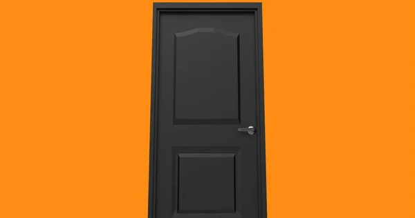 Isolated Door Illustration Rendering — Stock Photo, Image