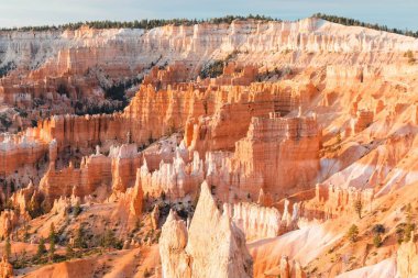 Bryce Canyon Ulusal Parkı, Utah 'ta kaya oluşumlarıyla güzel bir jeolojik manzara.