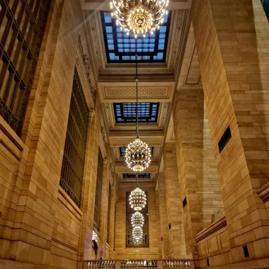 New York, ABD 'deki Grand Central İstasyonu' nun iç çekimleri..