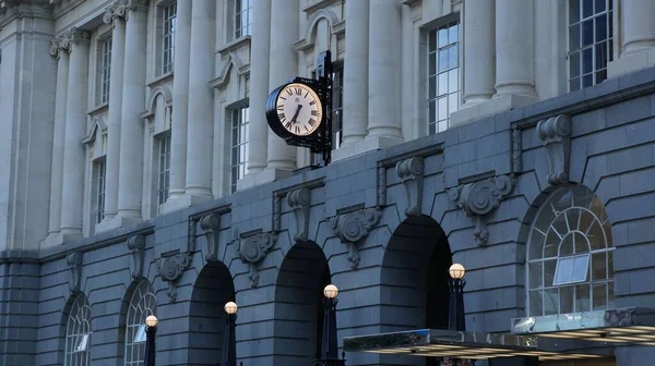 Reloj Antigua Estación Tren Auckland Nueva Zelanda — Foto de Stock