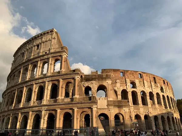 Maior Anfiteatro Antigo Ainda Maior Anfiteatro Construído Roma Itália — Fotografia de Stock