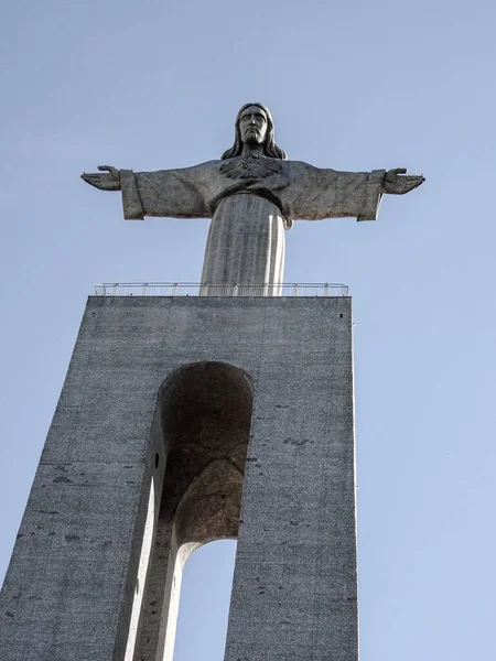 Низькокутний Знімок Святилища Христового Лісабоні Португалія — стокове фото