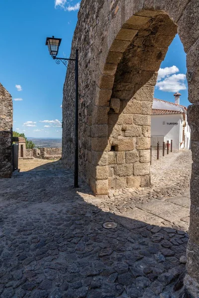 Antica Fortificazione Che Proteggeva Villaggio Marvao Nel Distretto Portalegre Portogallo — Foto Stock