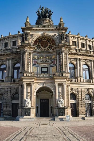 Саксонський Оперний Театр Дрездені Грізний — стокове фото