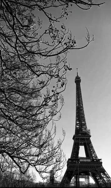 Słynnej Wieży Eiffel Paryż Francja — Zdjęcie stockowe