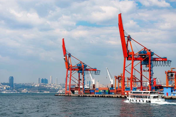 Historische Haven Van Haydarpasa Cargo Zeehaven Istanbul Turkije — Stockfoto