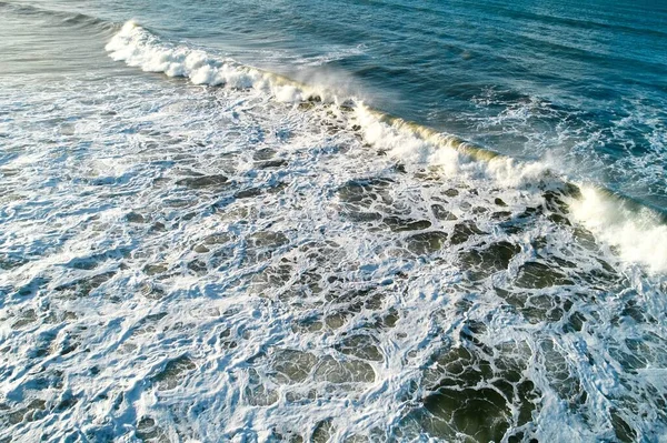 Krásný Výhled Mořské Vlny — Stock fotografie