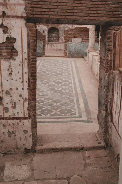 Edificio Antiguo Achitecture Ciudad Antigua Ephesus Izmir Turquía —  Fotos de Stock
