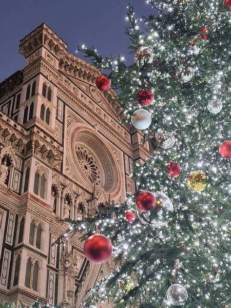 Santa Maria del Fiore katedralinin dikey görüntüsü.