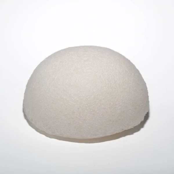 Halv Cirkel Styrofoam Isolat Vit Bakgrund — Stockfoto