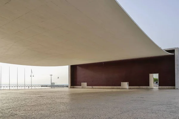 Los Detalles Arquitectónicos Del Pabellón Portugal Inaugurado Expo Lisboa —  Fotos de Stock