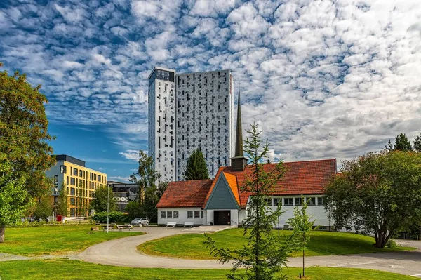 Hotel Trondheim Scandic Zone Limitrofe Della Norvegia — Foto Stock