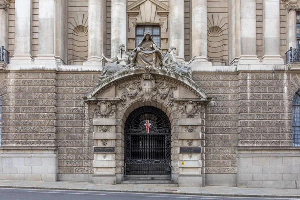 Der Alte Eingang Zum Central Criminal Court Old Bailey London — Stockfoto