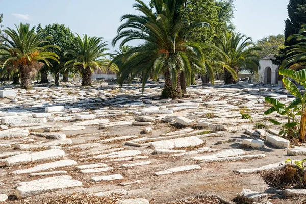 Een Oude Joodse Begraafplaats Stad Tanger — Stockfoto