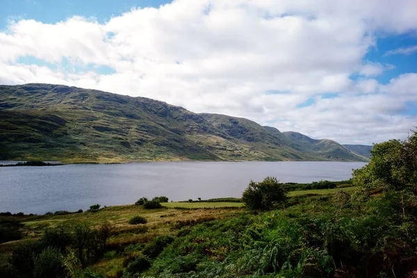 Piękne Góry Parku Narodowym Connemara Irlandia Regionie Galway — Zdjęcie stockowe