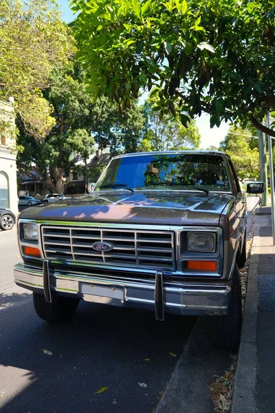 Vintage Suv Zaparkowany Ulicy Sydney Australia — Zdjęcie stockowe