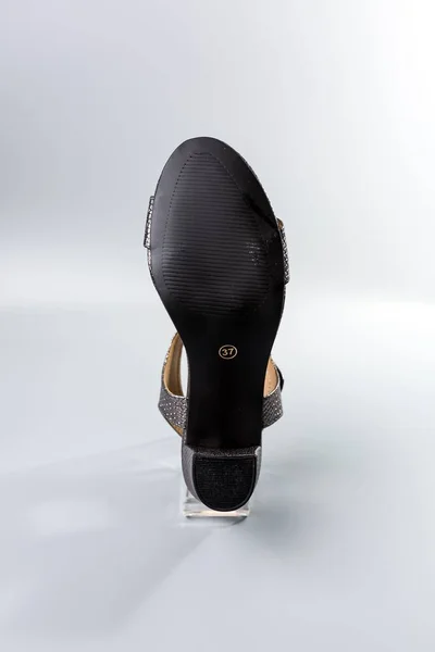 Пара Обуви Белом Фоне — стоковое фото