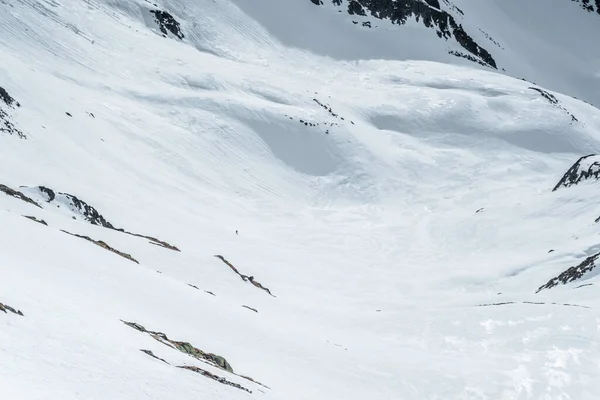 Een Besneeuwde Berg Van Pyreneeën Winter — Stockfoto