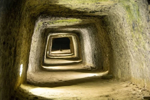 Крупним Планом Знімок Тунелю — стокове фото
