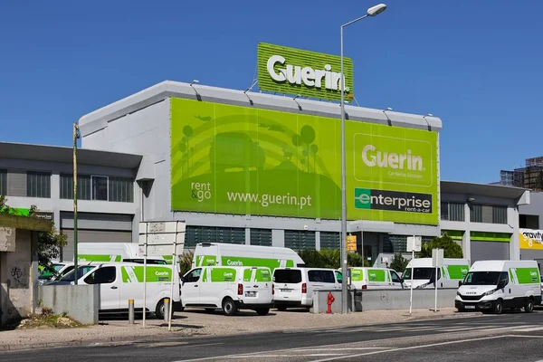 Faciliteiten Voertuigen Van Het Autoverhuurbedrijf Guerin Rent Car Lissabon Portugal — Stockfoto