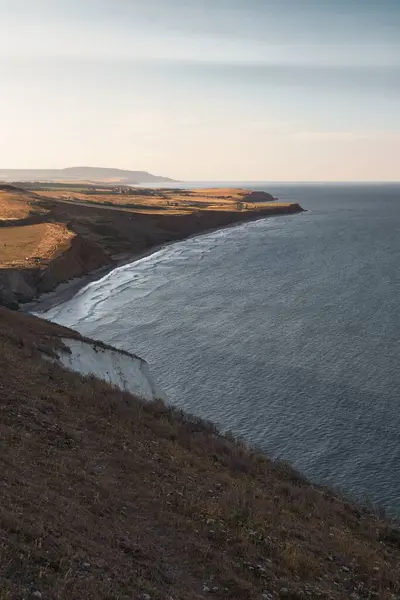 Прекрасный Вид Море Острове Уайт Англия — стоковое фото