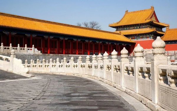 Templos Marcos Cidade Proibida Distrito Dongcheng Pequim China — Fotografia de Stock