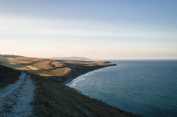 Vacker Utsikt Över Havet Isle Wight England — Stockfoto