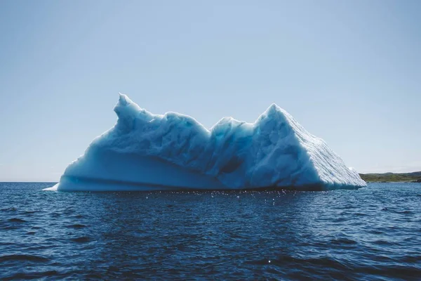 Pintoresco Disparo Iceberg Costa Terranova Canadá —  Fotos de Stock