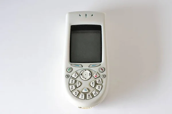 Vintage Nokia 3650 Gsm Telefon Vit Yta — Stockfoto