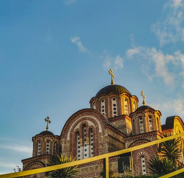 Majestic Byzantine Church Sunny Day — Stock Photo, Image