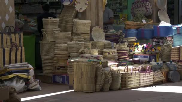 Souk El在摩洛哥Agadir有市场 — 图库视频影像